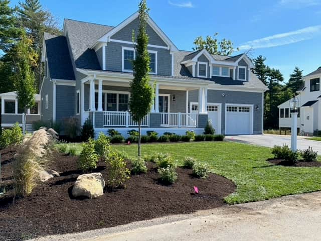 Essential Front Landscape with Garden Beds — photo 1